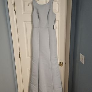 Size 0, extra long dress. Beautiful color. Never worn.